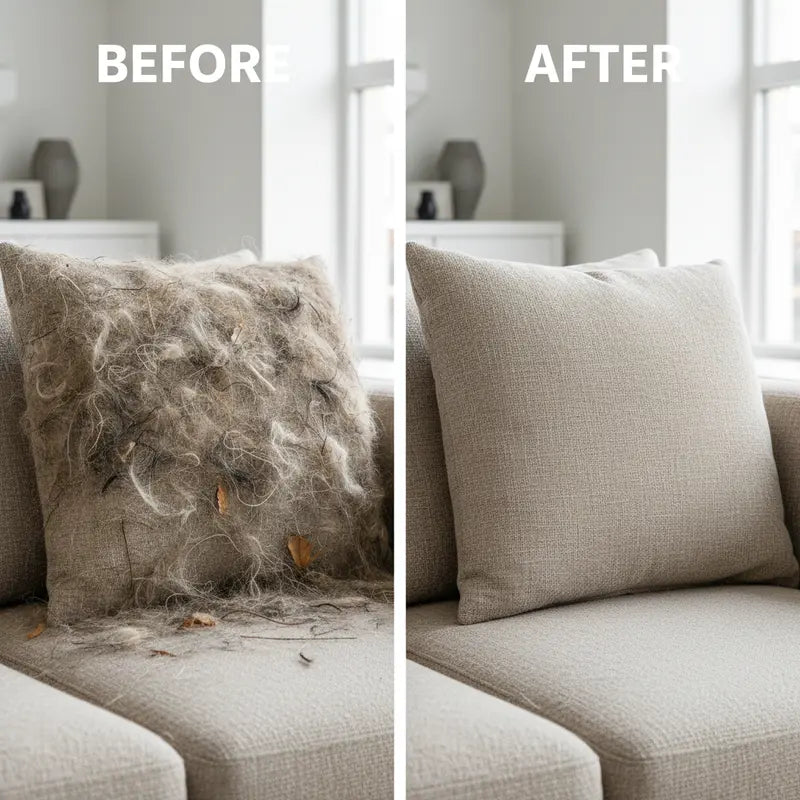 Furfix™ Pet Hair Remover | Eco-Friendly Hair Cleaning Solution for Furniture, Vehicles, and Carpets